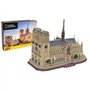 Puzzle 3D - Notre Dame De Paris - Jeu de construction - EXPLORA - 128 pieces - Des 8 ans