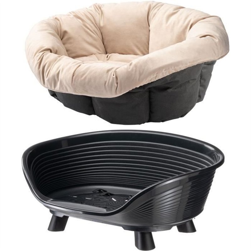 Image secondaire de Corbeille - FERPLAST - SOFA THRONE 4 - Avec coussin - Noir