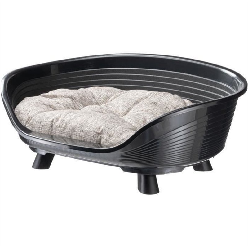 Corbeille - FERPLAST - THRONE 6 - Avec coussin relax - Noir