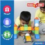 Blocs magnétiques - GEOMAG - Magicube 061 - 8 pieces - Empilables - Plastique recyclé