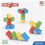 Jeu de construction magnétique - GEOMAG - Magicube Recycled Creative Set - 8 pieces - Plastique recyclé - Des 1 an