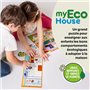 Jeux éducatifs - GEOMAG - My Eco House - Méthode Montessori - Construction maison - Sensibilisation a l'environnement