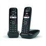 GIGASET Téléphone Fixe AS690 Duo Noir