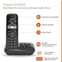 GIGASET Téléphone Fixe AS690 A Trio Noir