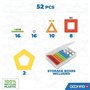 Jeu de construction magnétique - GEOMAG - Supercolor Panels Recycled 52 pieces - Jouet éducatif - 3D - Durable