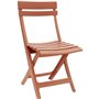 Chaise pliante - GROSFILLEX - MIAMI - Terracotta