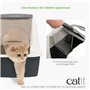 Maison de toilette Bac a litiere pour chat - CATIT - Airsift Jumbo - Systeme de filtration intégré - L. 57 x l. 50 x H. 46,5 cm