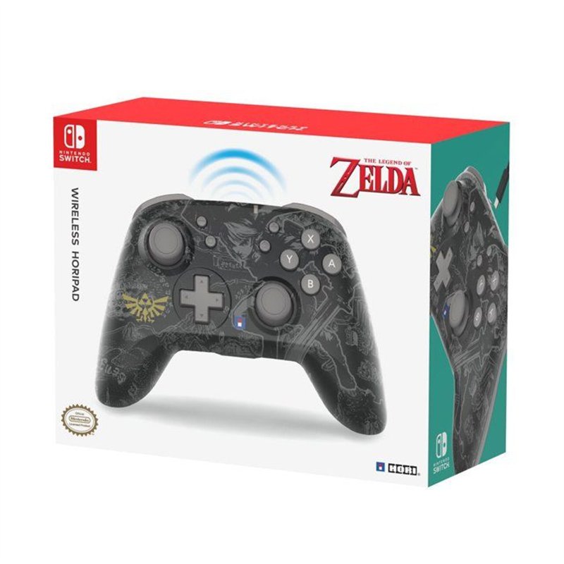 Image secondaire de Manette de jeu - HORI - Zelda - Sans fil - Multicolore - Autonomie 15h