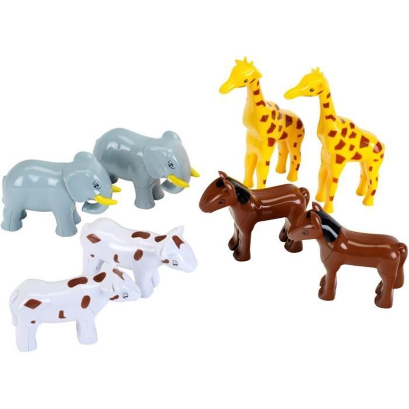 Image secondaire de Animaux magnétiques - KLEIN - 0066 - 8 grands animaux Funny Puzzle, boîte fermée - 32 pieces - Des 12 mois