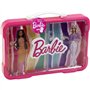 Mallette vitrine Barbie - KLEIN - 5808 - Pour 6 poupées avec fermoir lumineux - Des 3 ans