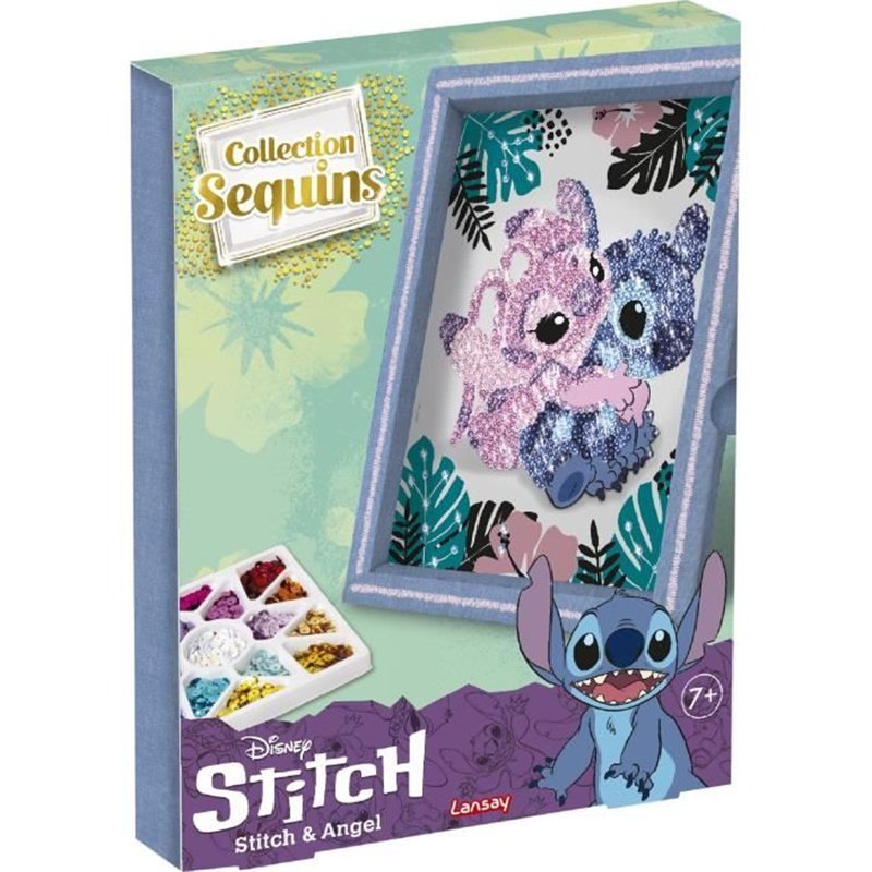 Jeu de création - LANSAY - Collection sequins - STITCH & ANGEL - Des 7 ans