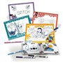 Kit de dessin - LISCIANIGIOCHI - STITCH - Feutres parfumés - Crayons decouleur, autocollants
