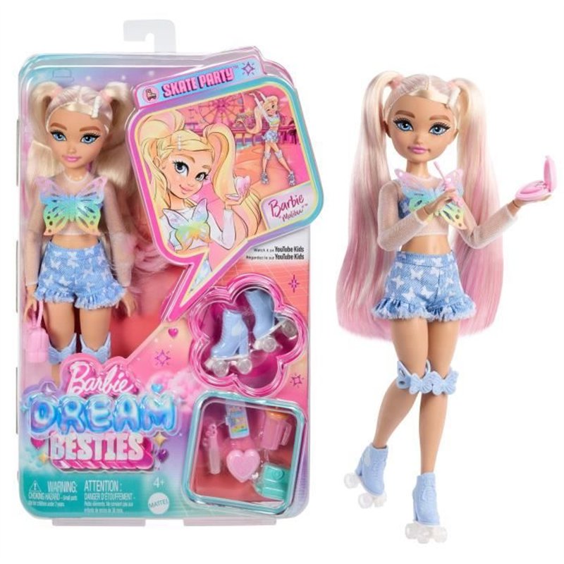 BARBIE Malibu dreambesties roller - JFX96
