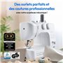 Machine a Coudre - MEDION - SM 60 - 62W - 24 Points + Points Doubles - 700 tr/min - LED - Blanc