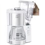 Cafetiere filtre - Melitta - Look V Timer 1025-07 - 1,25L - 10 tasses - 1080 Watts