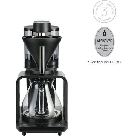Cafetiere filtre - MELITTA - Epour 1024-11 - 1515 W - 2/8 tasses - Noir / Chrome