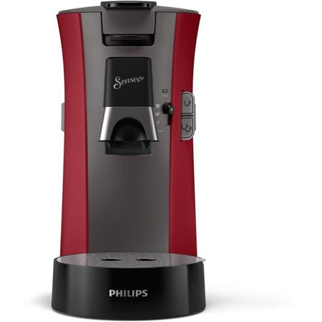 Machine a café dosettes SENSEO - PHILIPS - CSA240/91 - Select Eco - 1450 W - Rouge intense