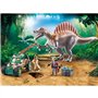 PLAYMOBIL 71820 Spinosaure, chercheur et véhicule a grue pivotante, Dinos, 60 pieces, Des 4 ans