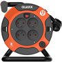 Enrouleur - QUARX - Bricolage - 15m, H05VV-F 3G1,5mm², disjoncteur thermique