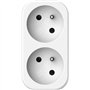 Biplite - QUARX - 2P 16A - Blanc et gris clair, conforme NF