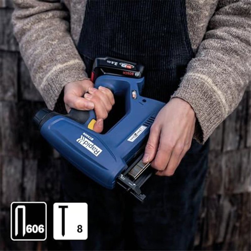 Image secondaire de RAPID BTX606 AGRAFEUSE CLOUEUSE A BATTERIE - Vendue sans batterie