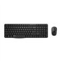 Ensemble clavier souris - RAPOO - X1800S - Sans fil - Numpad - Noir