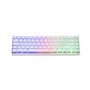 Clavier Gamer - Membrane - The G-Lab - KEYZ HYDROGEN WL - Rétroélairage arc-en-ciel - Sans fil - Semi mécanqiue - Azerty - Blanc