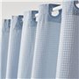 Rideau de douche gauffré - Blue - Polyester - 180 x 200 cm - 12 crochets - UTILITY - TODAY