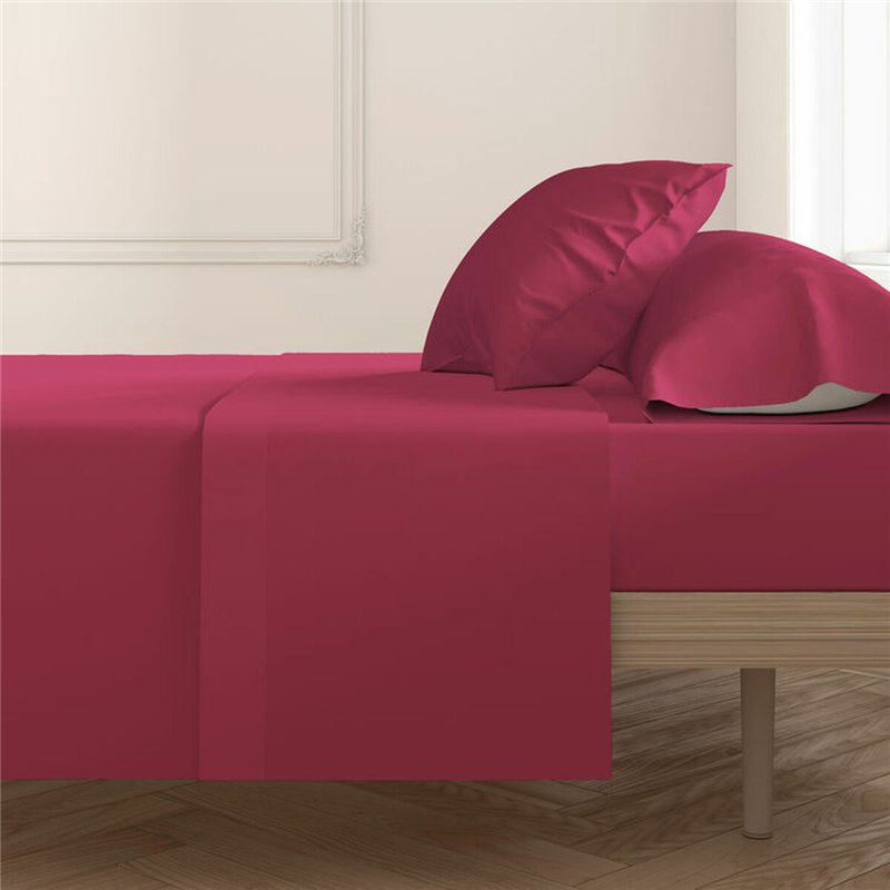 Image secondaire de Drap Happy Home Mix Colors Cerise Lit 1 personne