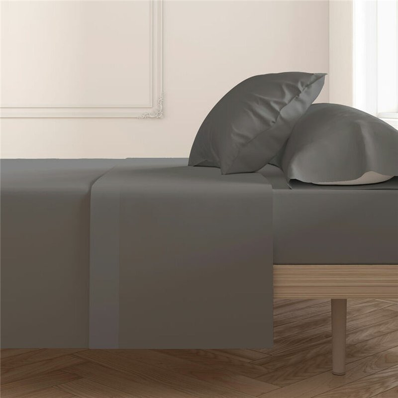 Image secondaire de Drap Happy Home Mix Colors Anthracite Lit de 120