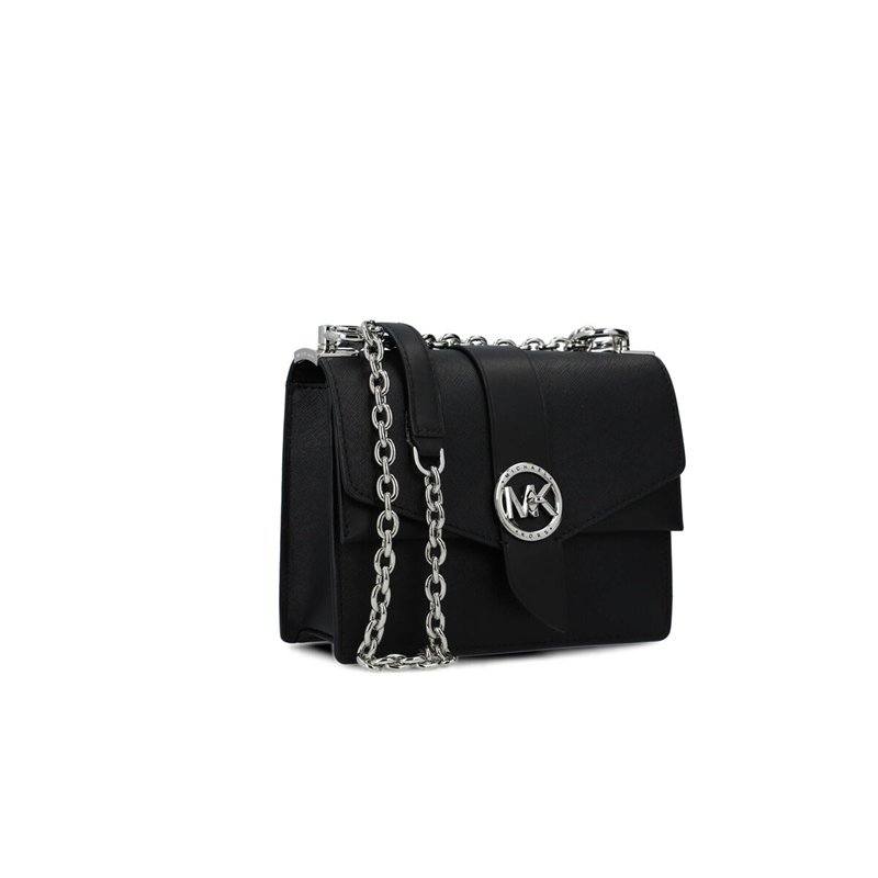 Sac à Bandoulière Michael Kors GREENWICH Noir 20 x 17 x 7 cm