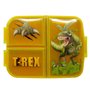 Boîte à lunch avec compartiment à couverts Stor Dinosaur (6,7 x 16,5 x 19,5 cm)