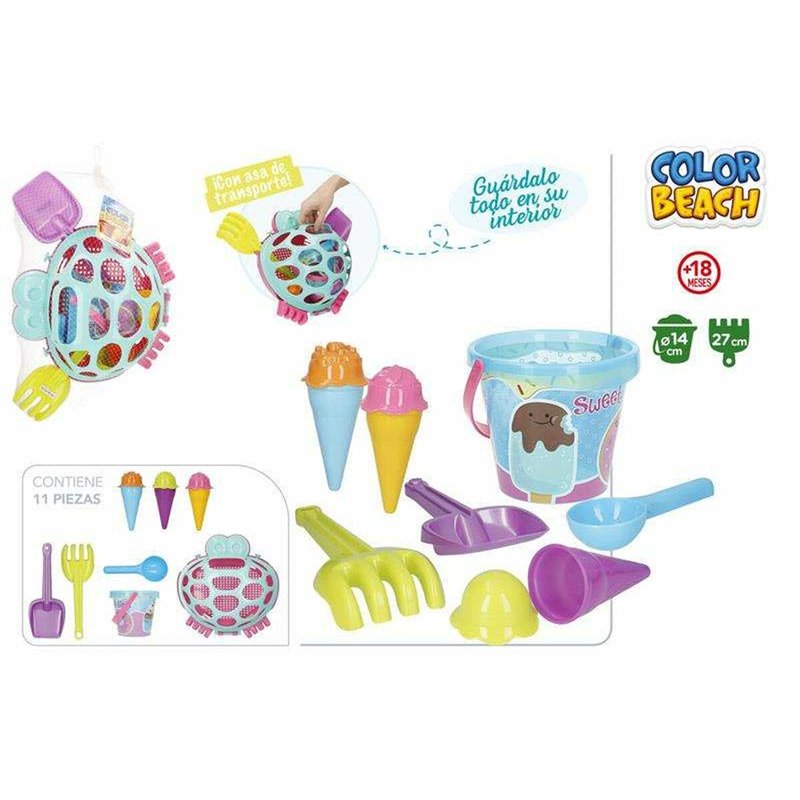 Image secondaire de Set de jouets de plage Colorbaby 14 cm