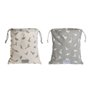Sac à dos enfant DKD Home Decor Blanc Gris 24 x 2 x 26 cm (2 Unités)