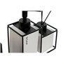 Ensemble de Bain Home ESPRIT Blanc Noir Métal Dolomite 14,5 x 8 x 17 cm 2 Pièces (2 Unités)