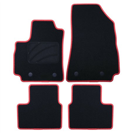 Set de tapis de voitures OCC Motorsport OCCRT0055RD Renault Arkana (2021) 5 Pièces