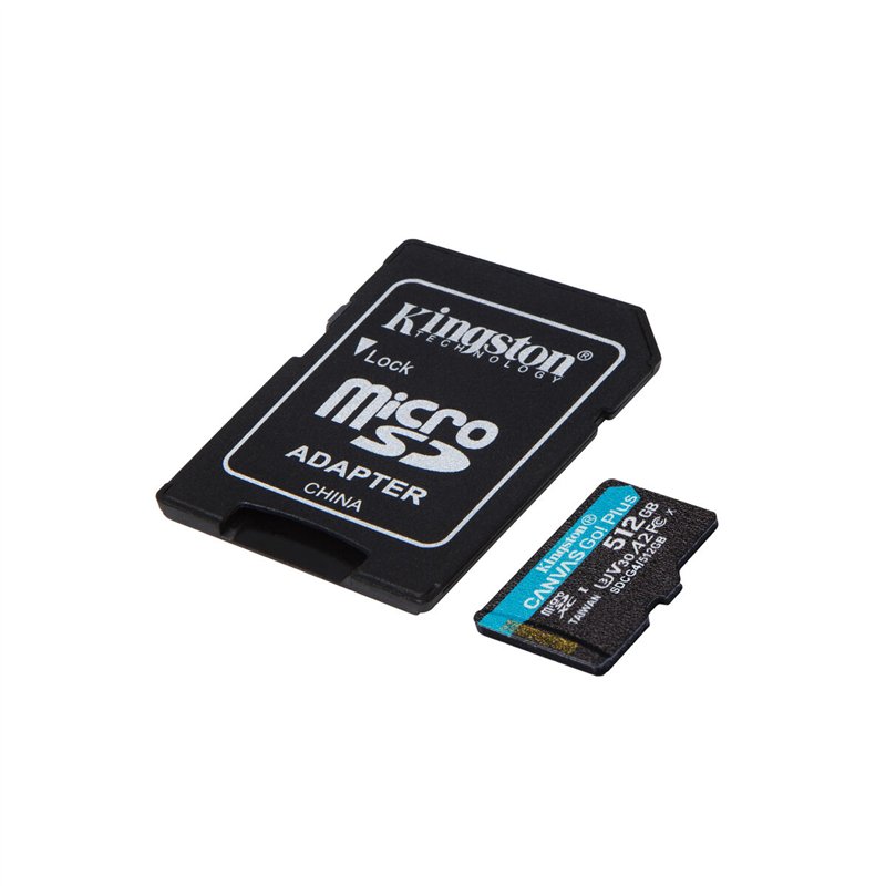 Carte Mémoire Micro SD avec Adaptateur Kingston SDCG4/512GB 512 GB