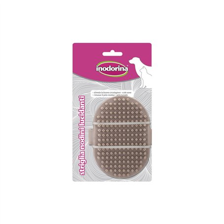 Brosse pour Chiens Inodorina Marron Caoutchouc Gant S