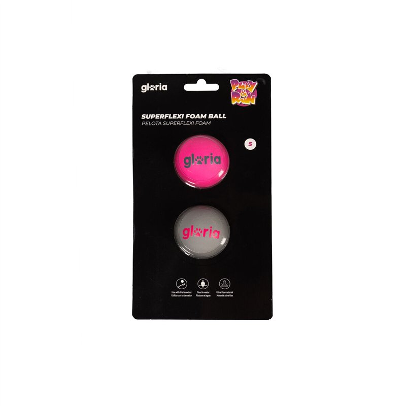 Boule pour animaux de compagnie Gloria PLAY AND RUN Gris Mousse TPR S