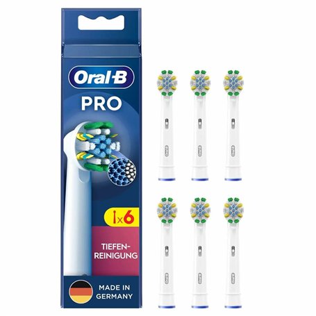 Tête de rechange Oral-B Pro Blanc 6 Unités