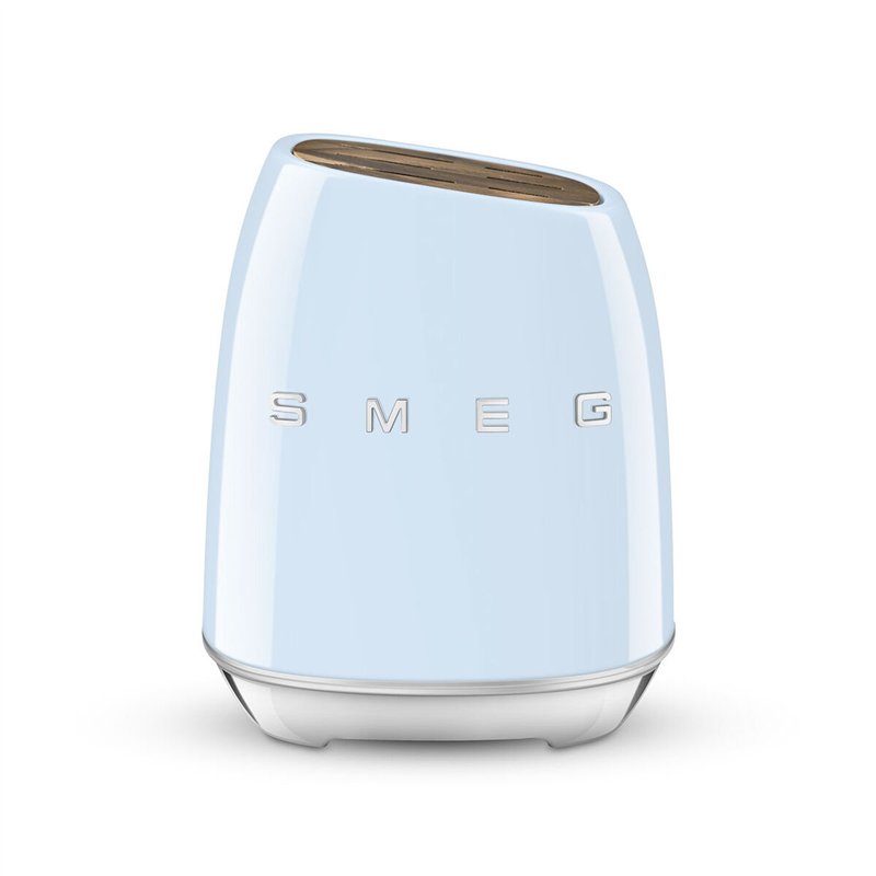 Image secondaire de Ensemble de couteaux de cuisine et support Smeg KBSF02PB Bleu Acier inoxydable
