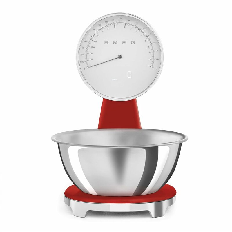 balance de cuisine Smeg KSF01RDWW Rouge