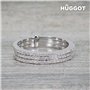 Bague en Argent Massif 925 et Zirconites Three Hûggot