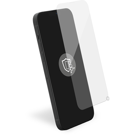 Protège écran iPhone 16 / 15 / 14 Pro Ceramic Shield 2.5D Verre trempé + Garantie à vie - Certifié GRS Force Glass