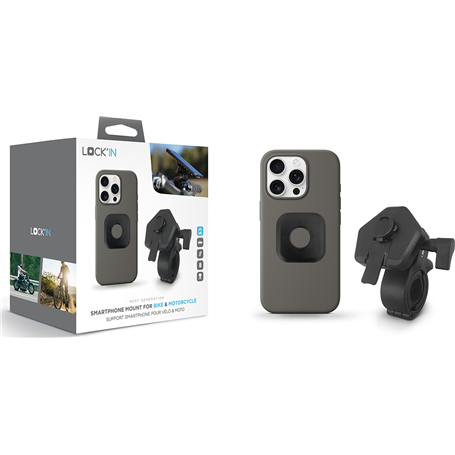 Support 2 roues Noir Lock'in