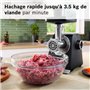 Hachoir a viande BOSCH Série 6 MFWS660B - 500 W - 3 grilles de hachoir - Noir