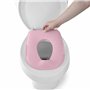 INGENUITY Marche pied et pot d'apprentissage avec cuvette amovible, Antidérapant, Assise ergonomique, rose