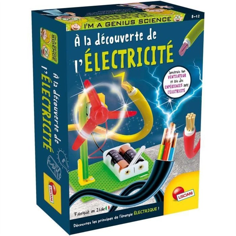 Découverte de l'électricité - Kit Scientifique - I'M A GENIUS POCKET - Composants sûrs