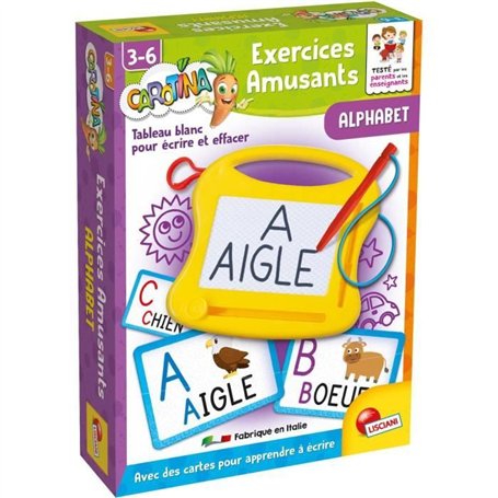 Alphabet - Mini ardoise magique - CAROTINA - Apprentissage de l'alphabet