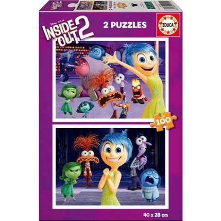 Puzzle Educa Inside Out 2 2 x 100 Pièces